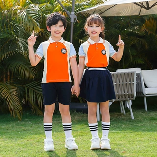 小学生校服夏季幼儿园园服夏装新款学院英伦风儿童班服大班毕业服