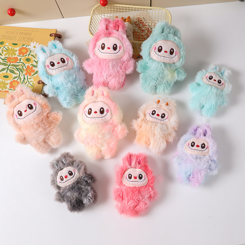 かわいいきしむぬいぐるみバニードールペンダント多用途トレンディなラブブ人形バッグキーホルダー卸売|undefined