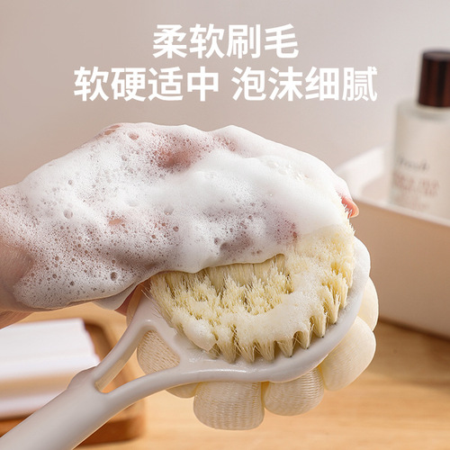Long handle bath brush, household back brush, bath ball, back rub, bath brush, mud rub, bath towel, bath brush wholesale