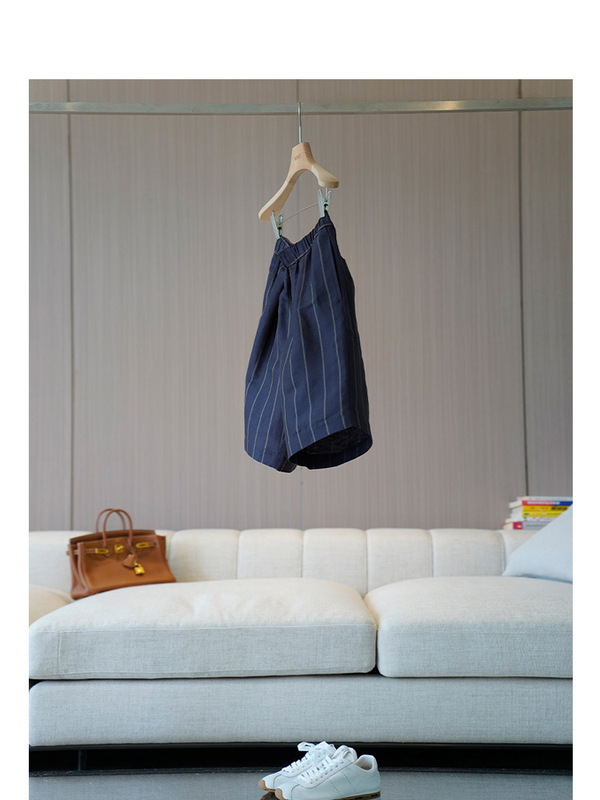 Limited Japanese Export Order ~ Versatile Accent ~ Custom-Woven Striped Shorts