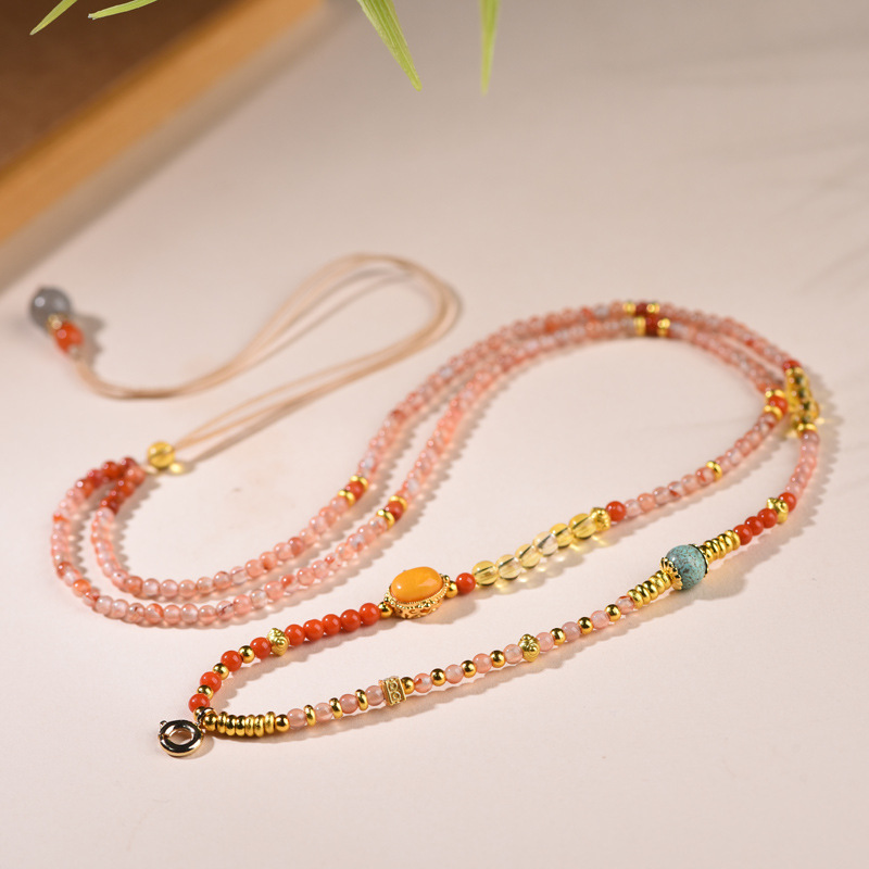 Natural Crystal And Gemstone Charm Pendant For Luck And Energy_voghion.com
