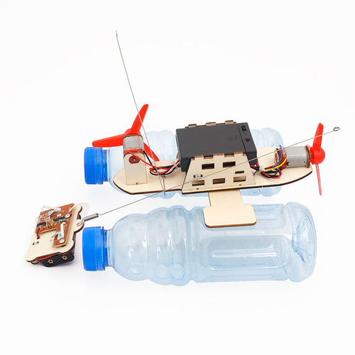 Science and education small production DIY wireless remote control wind boat science experiment for primary and secondary schools SETM educational equipment small handicraft