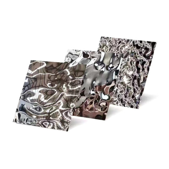 304 Stainless Steel Pattern Plate, Water Ripple Embossed Pattern Plate, Free Texture Decorative Plate, Complete Specifications and Can Be Customized