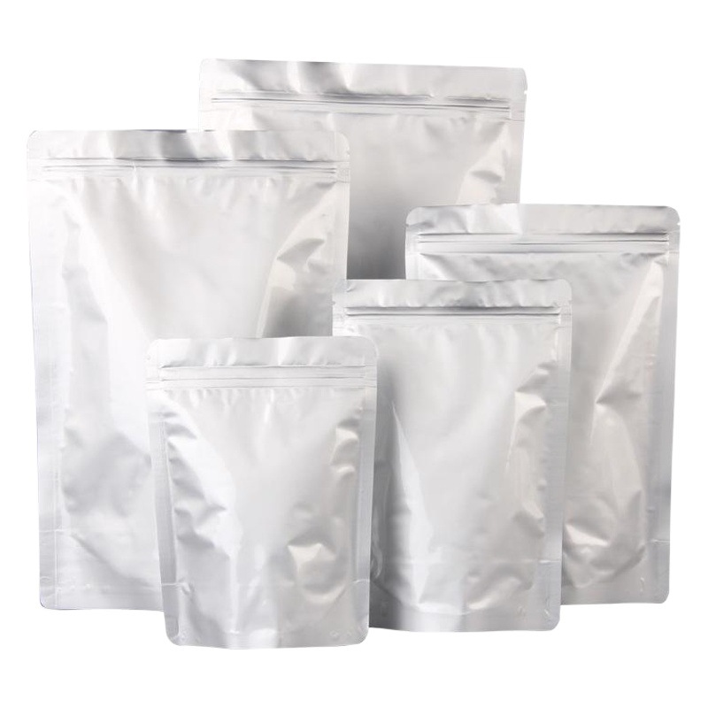 Bolsa de alimentos de plástico a prueba de humedad engrosada bolsa autosellante bolsa de papel de aluminio de pie bolsa de sellado de té bolsa de sellado de plástico Logotipo de impresión