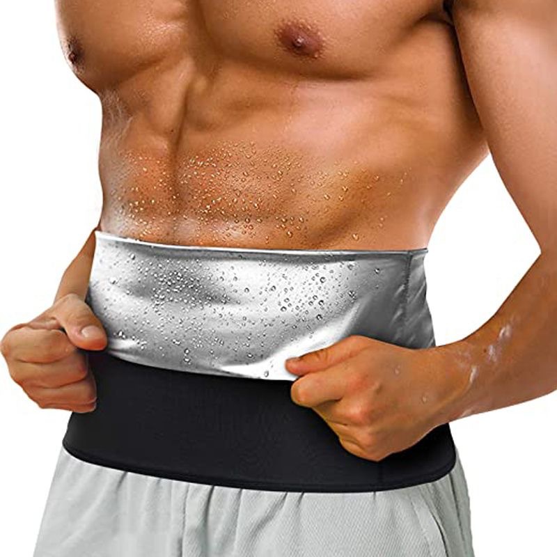 Men's and Women's Sweating Abdominal Belt, Postpartum Yoga Exercise Waist Trimmer, Sweating Fitness Exercise Plastic Belt