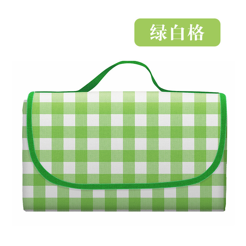 (녹색 격자 무늬) 부직포