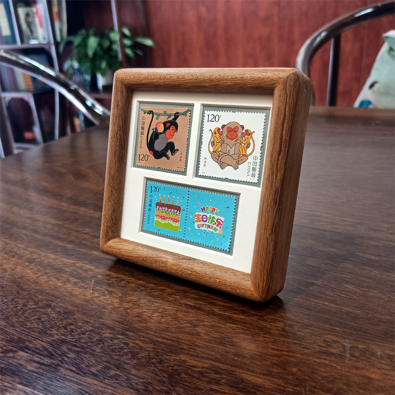 1981-2026 Twelve Zodiac Stamps Birthday Photo Frame Gift Solid Wood Mortise and Tenon Structure for Friends and Family 1981-2026 Twelve Zodiac Stamps Birthday Photo Frame Gift Solid Wood Mortise and Tenon Structure for Friends and Family