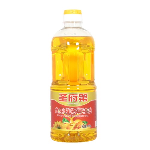 Saint Mansion Direct Sales 900ml First-Class Blended Cooking Oil Household Full Cart Peanut and Sunflower Oil Wholesale
