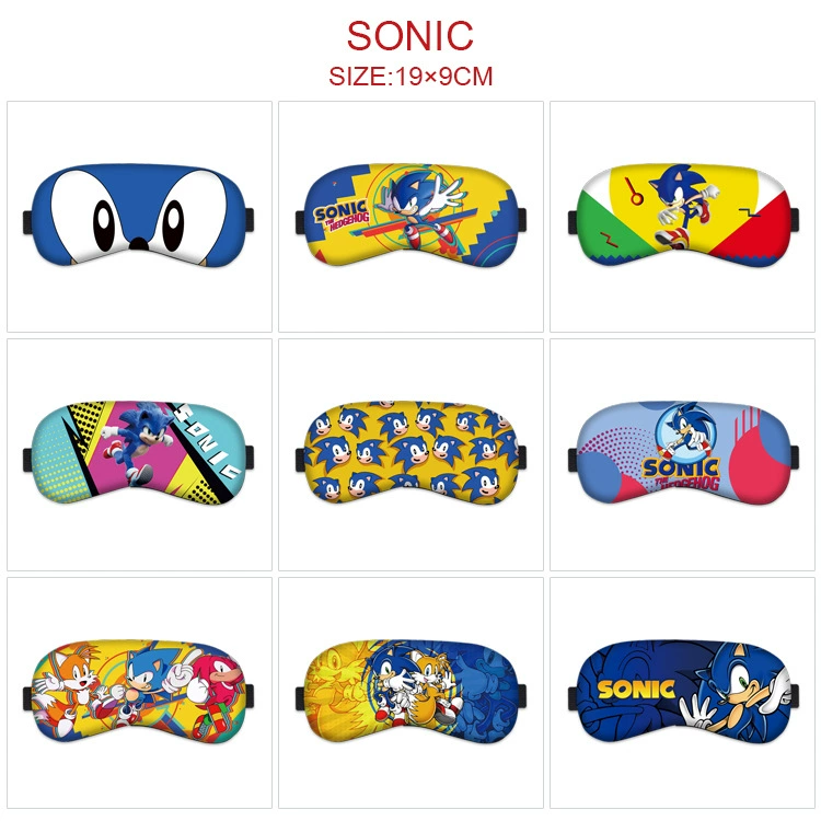 Периферийная маска для глаз Sonic Mouse, мужская и женская мультяшная Милая маска для глаз, стерео дышащая маска для сна