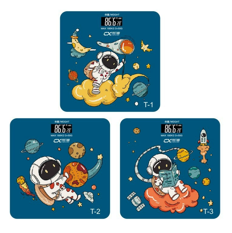 Бытовые весы электронные весы здоровья человека мультфильм космонавт весы оптом