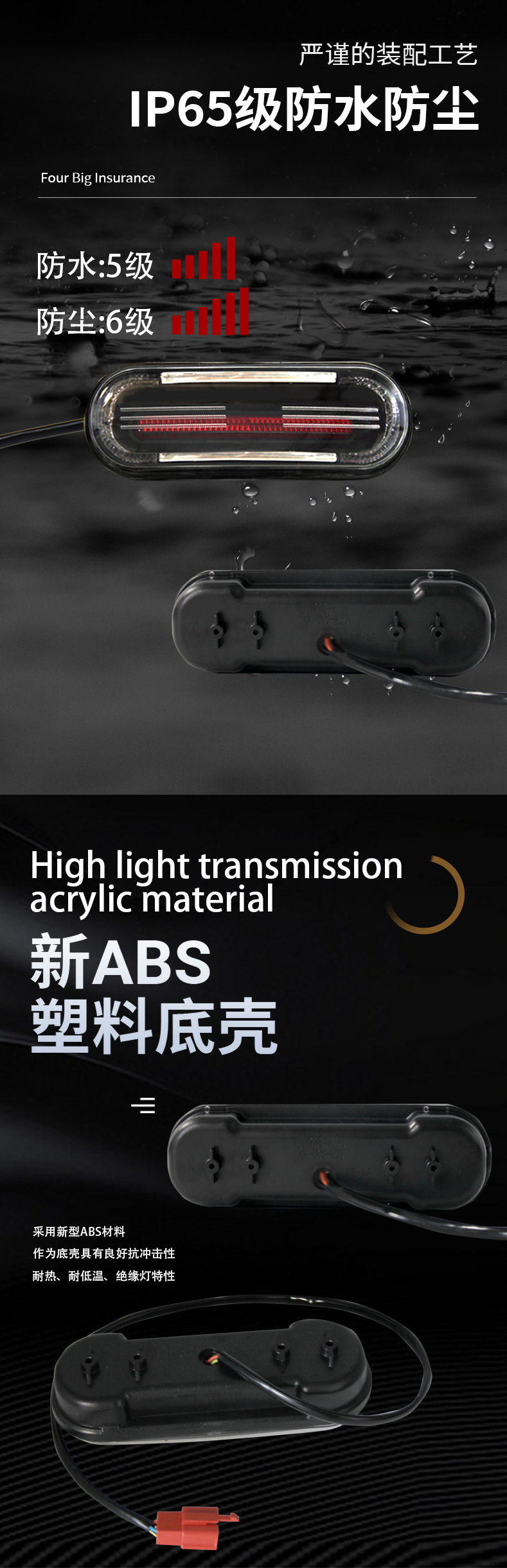 Factory wholesale electric car taillight Turtle King with driving brake turn light electric bicycle scooter taillight