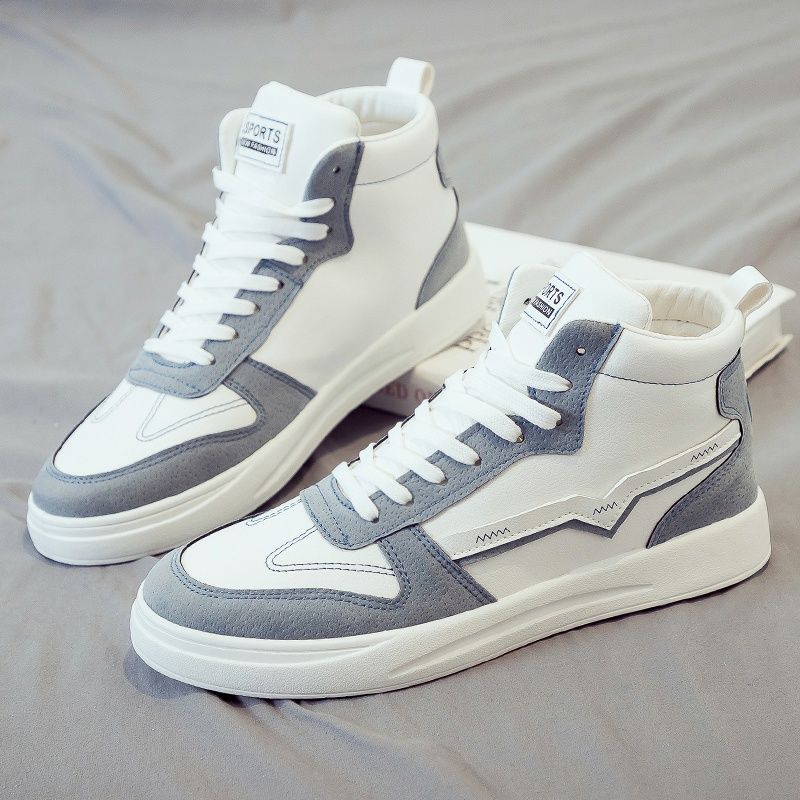 Chaussures de sport décontractées et polyvalentes en toile blanche pour hommes, nouvelle édition coréenne du printemps 2024_voghion.com
