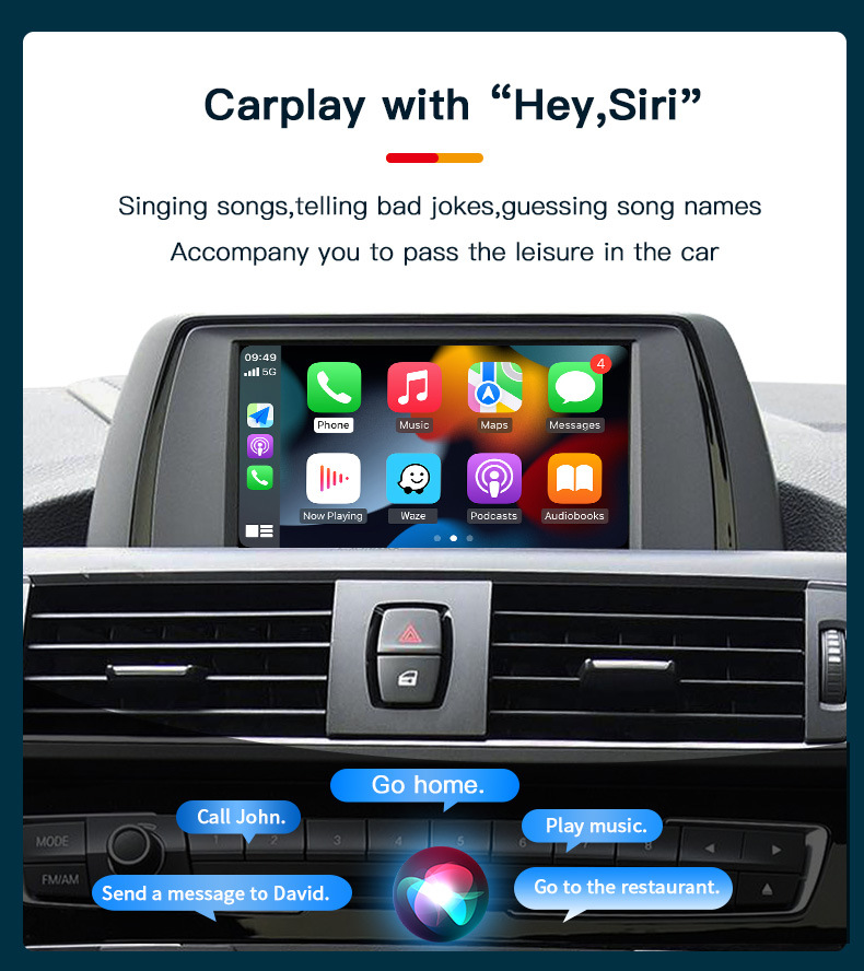 Suitable for Bmw Wireless Carplay Decoder, Huawei Hicar Box, Bmw Supports the Addition of Reversing Camera