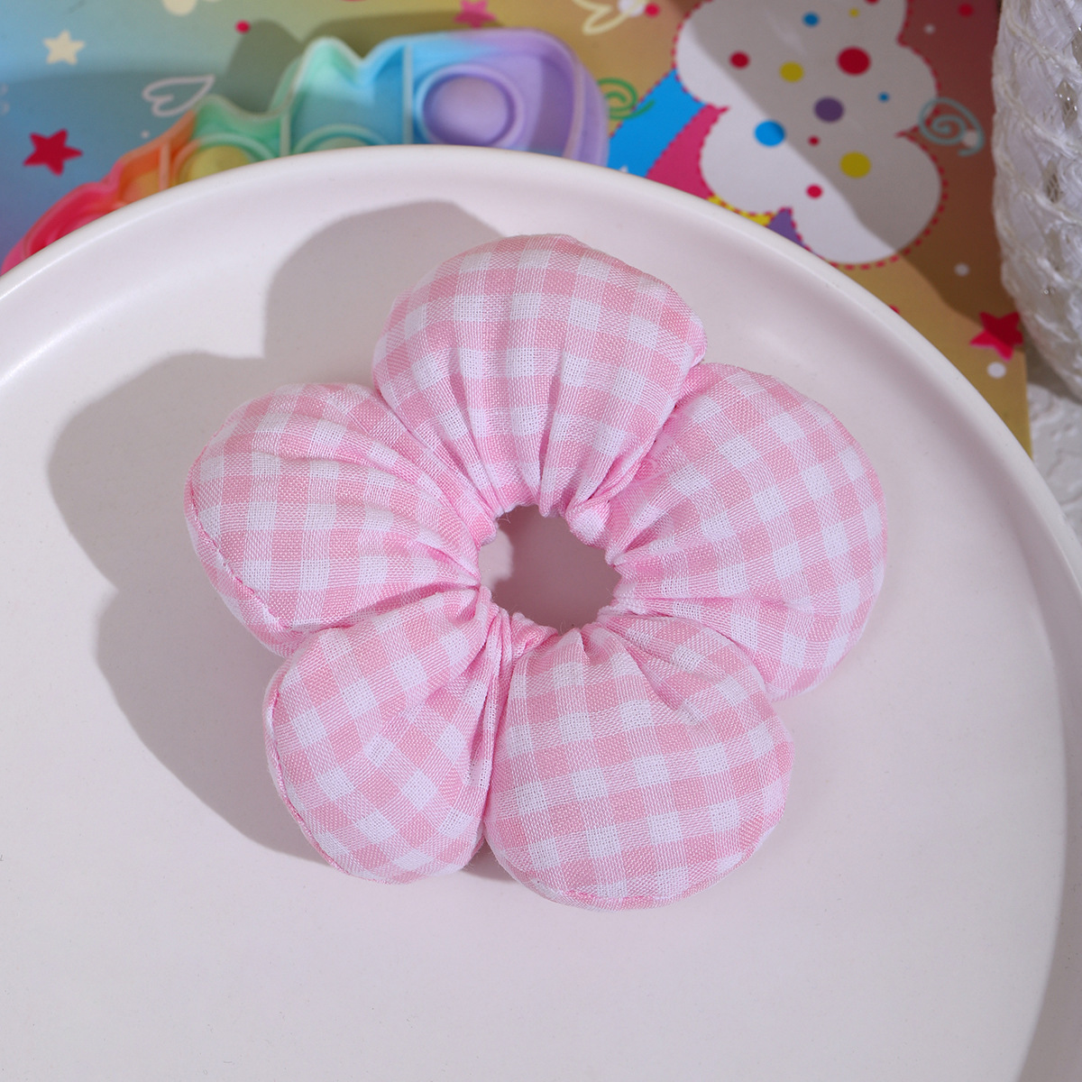 Anillo de cabello para niños niñas lindas ondas de punto de estrella cuerda de cabello para niñas cuerdas de cola de caballo para niñas joyas de cabello para bebés