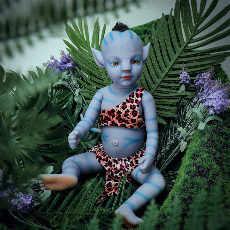 22 pulgadas 55cm renacimiento muñeca simulación bebé versión luminosa reborn baby avatar