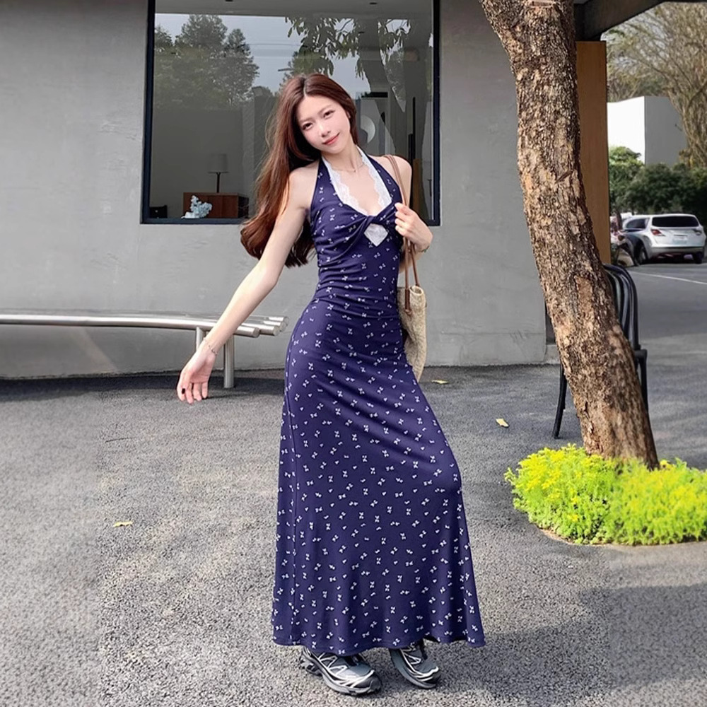 Summer blue dress