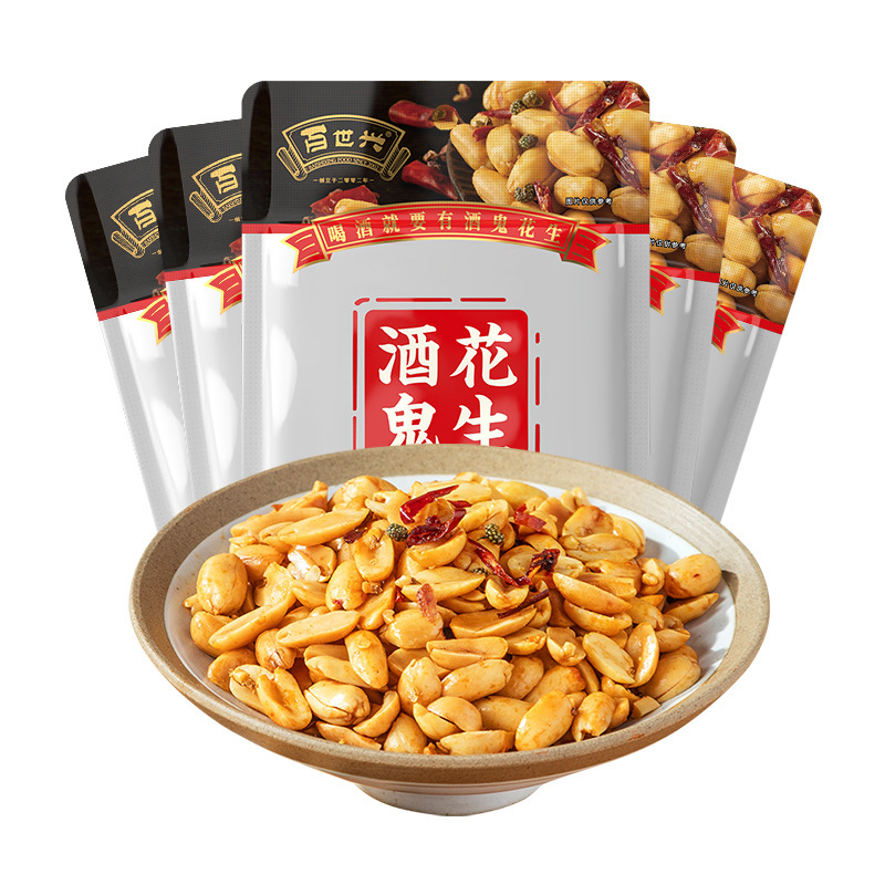 酒飲み落花生85g麻辣原味百世興レジャースナックつまみ炒め卸売り|undefined