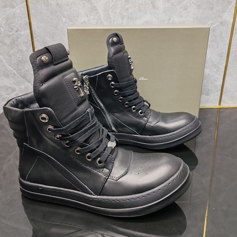 New Spot Ro Pure Color Dark High-Top Cro Men's Shoes Classic Color Fashion Versatile Niche Casual Female Couple Style New Spot Ro Pure Color Dark High-Top Cro Men's Shoes Classic Color Fashion Versatile Niche Casual Female Couple Style