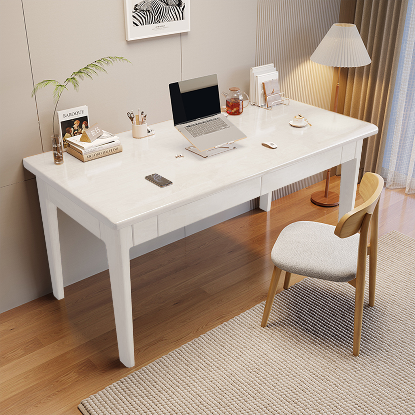 escritorio estrecho de madera sólida escritorio de escritorio doméstico escritorio de computadora escritorio de escritorio de estudio pequeño escritorio de escritorio simple escritorio de tiras