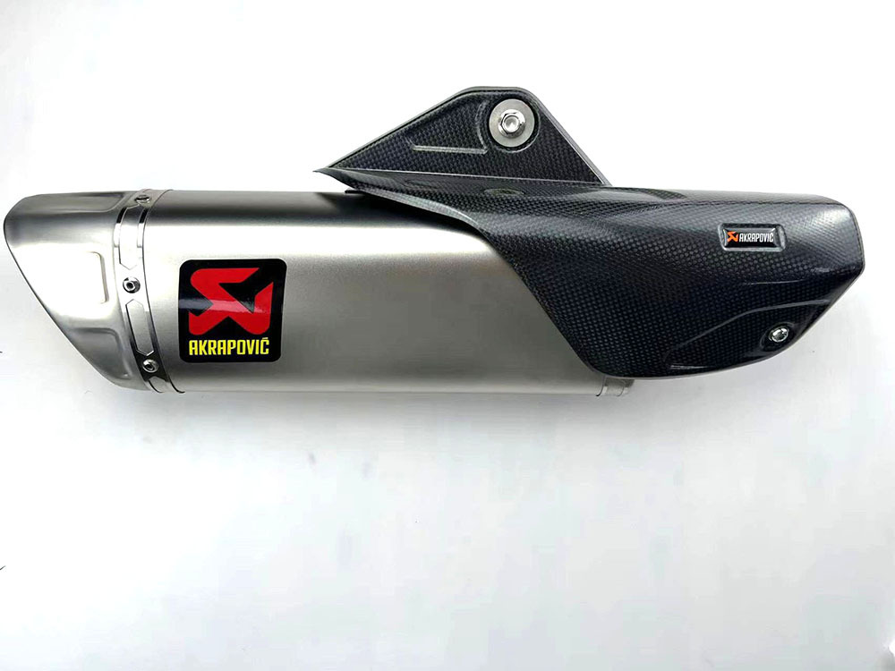 Motorcycle Modification Scorpio R1 Industry and Trade Exhaust Carbon Fiber Titanium Alloy Exhaust Pipe Spring Wind 450SR/DUKE/R1