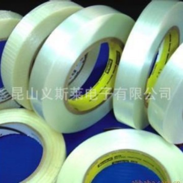 网格玻璃纤维胶带-条纹纤维 用于金属带材的捆扎固定，陶瓷发热器