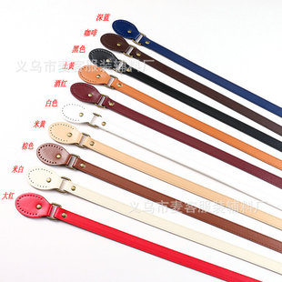 Bag DIY handmade accessories Pu imitation leather porous threading handle handbag with handle imitation leather bag with 40g