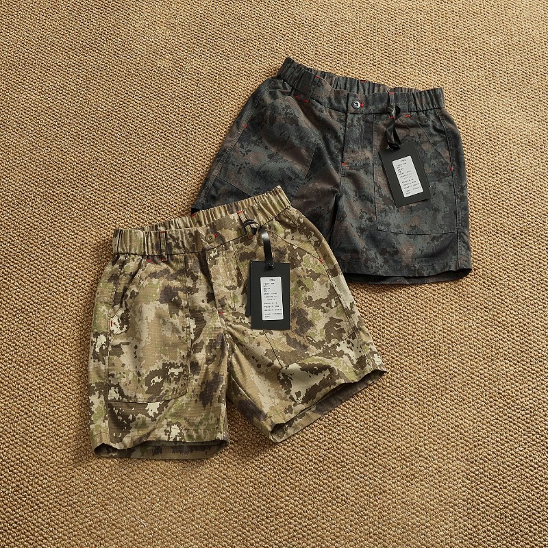 Summer Military-Style Camouflage Work Shorts for Men, Outdoor Casual 4-Point Shorts with Elastic Waist, Scratch-Resistant Fabric, Durable Mid-Length Pants Summer Military-Style Camouflage Work Shorts for Men, Outdoor Casual 4-Point Shorts with Elastic Waist, Scratch-Resistant Fabric, Durable Mid-Length Pants