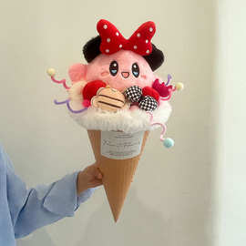 六一儿童节三丽鸥星之卡比冰淇淋玩偶花束娃娃屋机花店毕业礼物