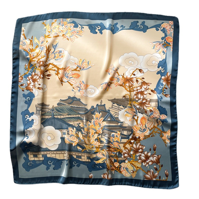 Yulan-Blumen-elegantes mittleres quadratisches Stirnband-Frauen-neuer chinesischer alter Stil Xiangyun-Palast-Muster_voghion.com