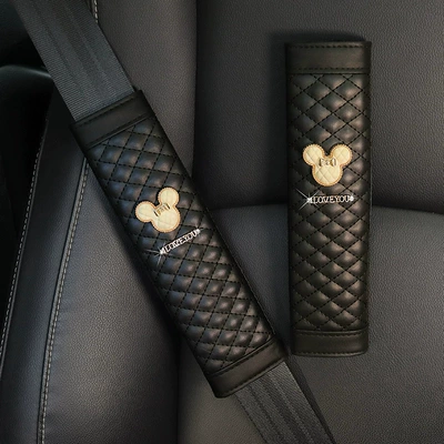 Seat belt shoulder pad – Children's Car Inner Shoulder Cover - pair-white-qiqi-head-shoulder-covers