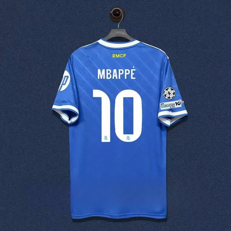 2526 レアル マドリード ホーム アウェイ ジャージ No.5 ベリンガム No.7 ヴィニシウス No.10 ムバッペ サッカー ジャージ トップ|undefined