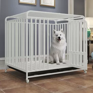 定制狗笼带厕所大型中型犬室内狗窝家用全方管宠物笼柯基金毛子