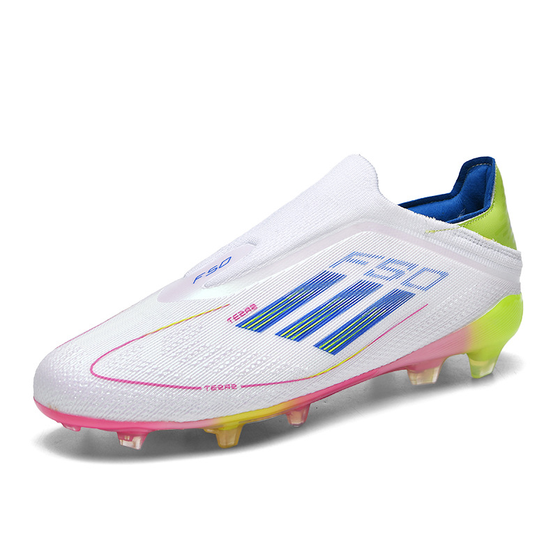 2025 nuevos zapatos de fútbol para hombres y mujeres de clavos largos zapatos de entrenamiento antideslizantes juveniles fábrica de botas de fútbol