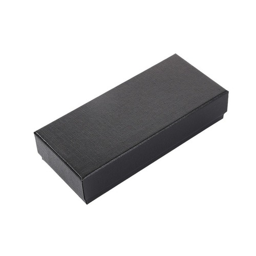 简约黑色手表盒天地盖可加丝带纸盒惊喜礼品盒长方形首饰包装盒