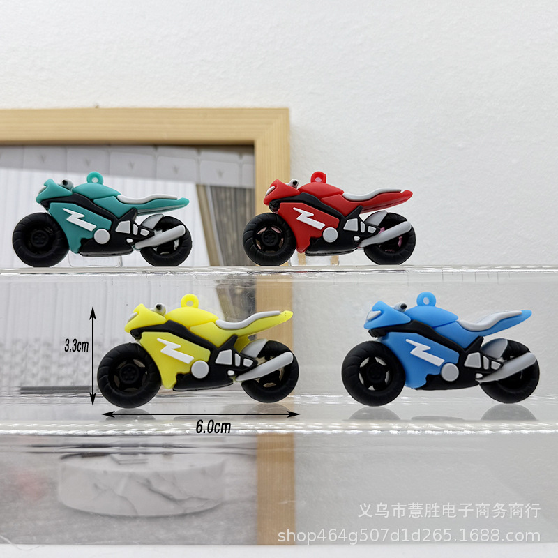 Realistic racing motorcycle keychain, soft rubber figure, cool motorcycle keychain, men's backpack accessory Realistic racing motorcycle keychain, soft rubber figure, cool motorcycle keychain, men's backpack accessory