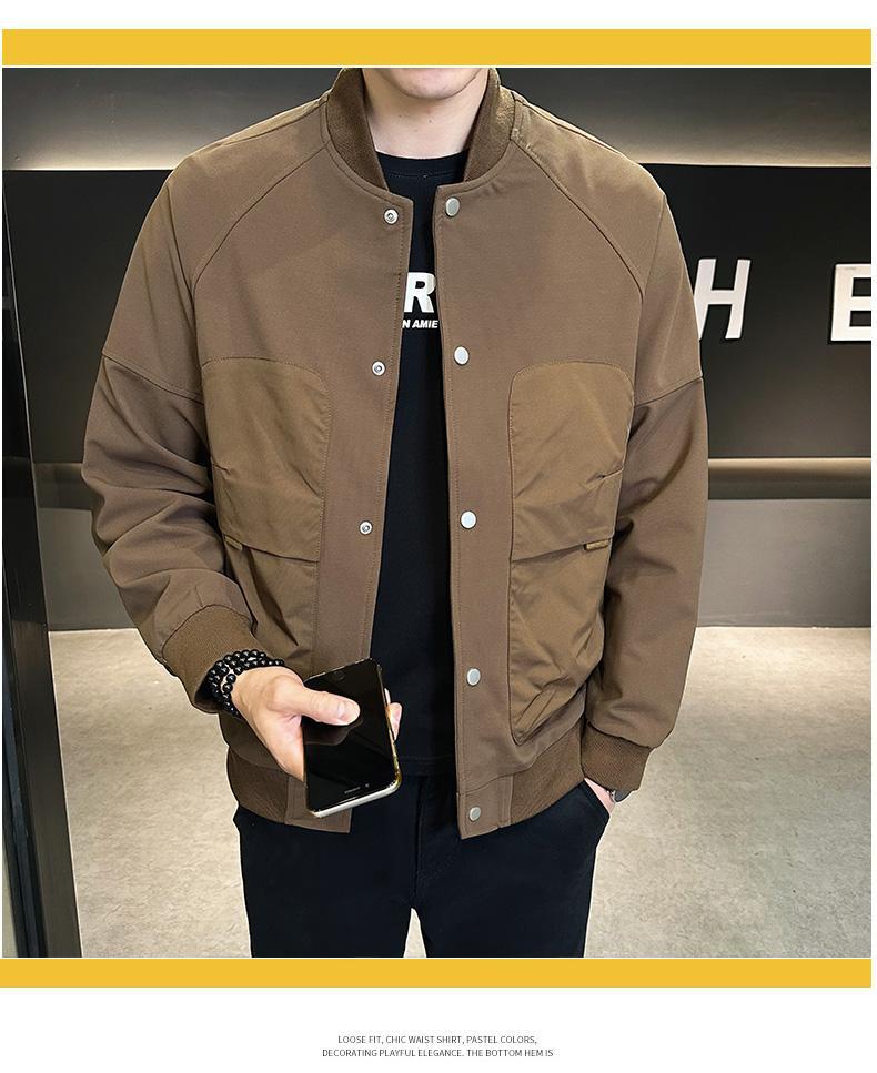 Veste de printemps et d'automne pour hommes, nouveau style, beau, luxueux, mode, vêtements d'hiver, veste pour hommes, polyvalente_voghion.com
