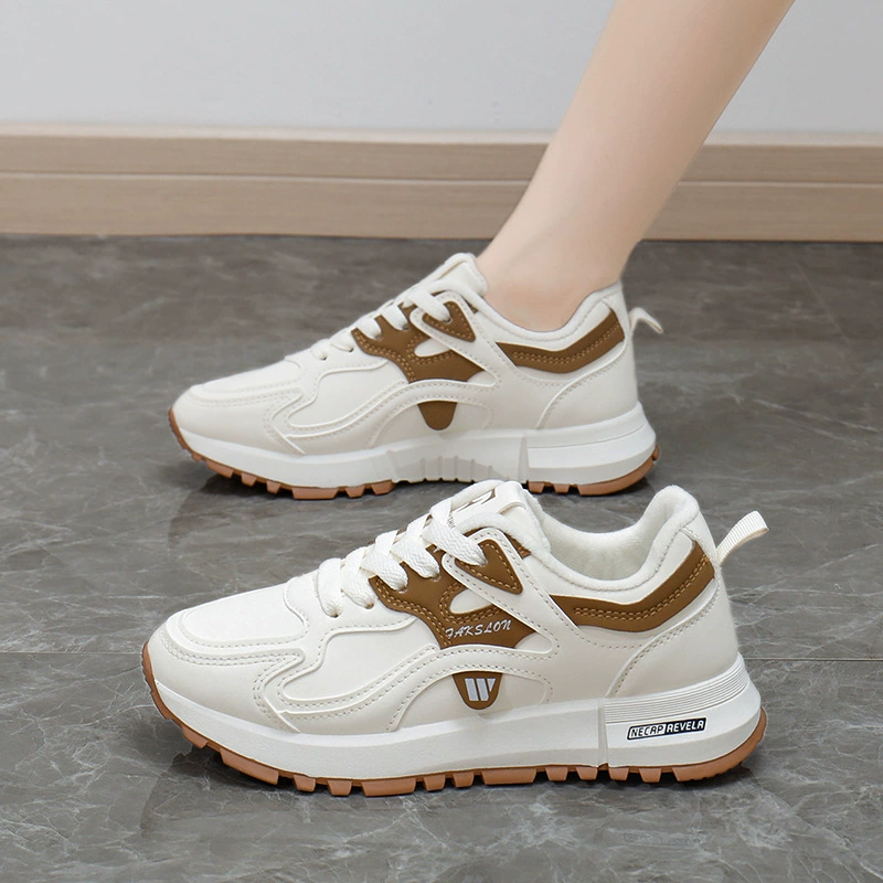 Sports sports shoes, footwear, winter universal non-slip keep warm white shoes