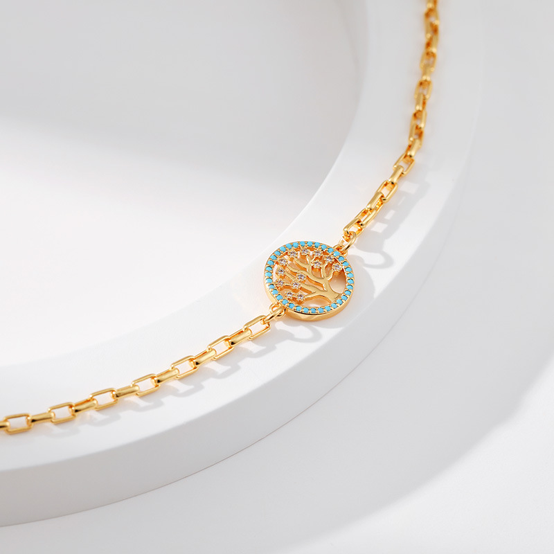 Fashion Tree Copper Plating Bracelets 1 Pair