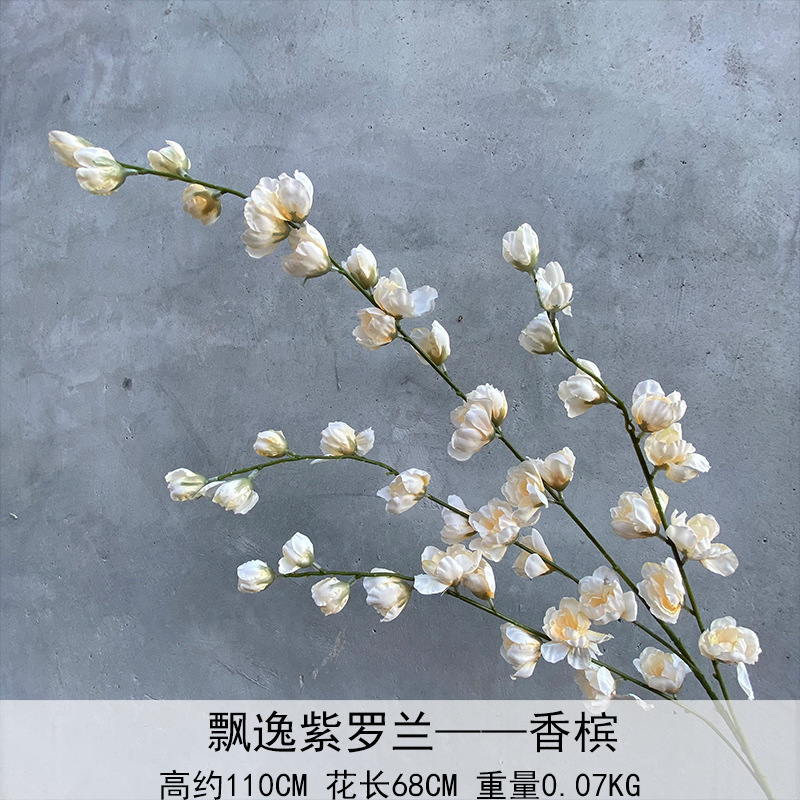 Champagne violeta elegante