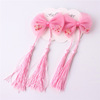 Cute children's hairgrip with bow with tassels, Hanfu, hair accessory