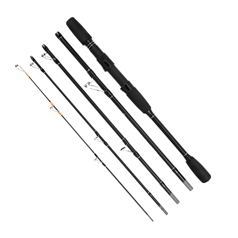 Zhenyi nuevo producto de carbono rodillo de carretera 1.8 2.1m sección corta golpear la boca de caballo negro rodillo de boca de caballo ML ajuste de contracción 41 cm