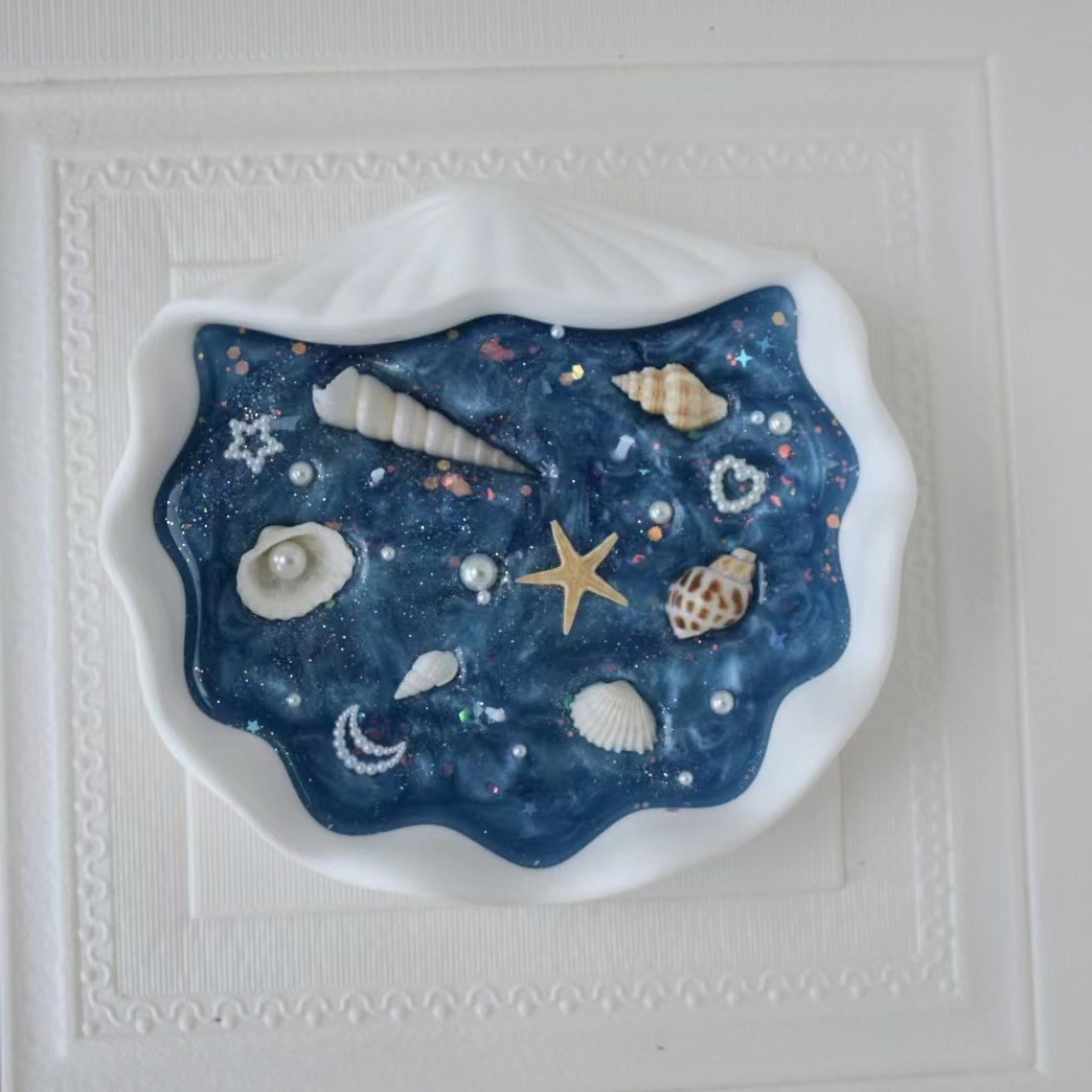 Vela con forma de concha perfumada regalo de aromaterapia_voghion.com