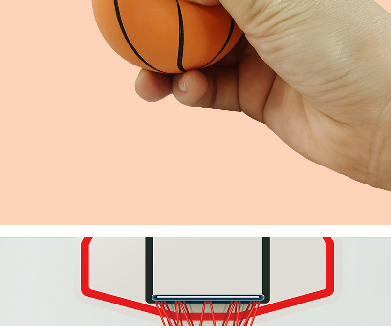 Rubber Elastic Mini Basketball 6 Cm High Elastic Toy Hollow Inflatable Children Outdoor Holding Ball display picture 6