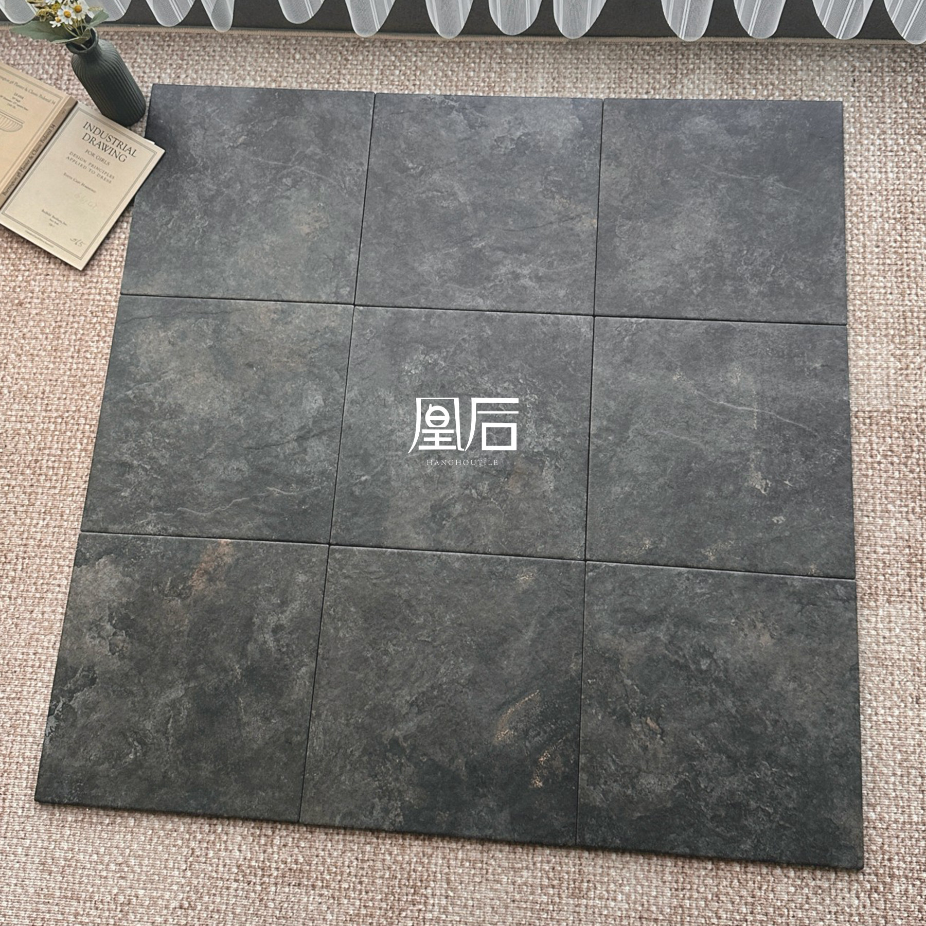 莱姆石古堡砖300X300微模地板砖客厅卧室餐厅卫生间瓷砖酒店民宿