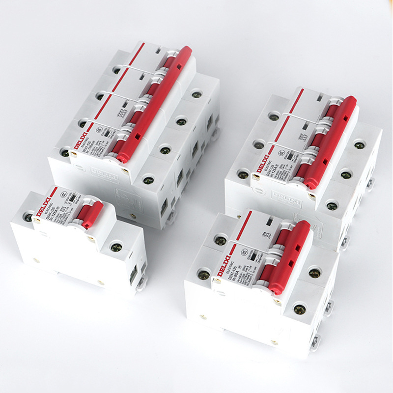 Delixi air switch DZ47-125 air switch high current 80A household 100A single pole 1P circuit breaker