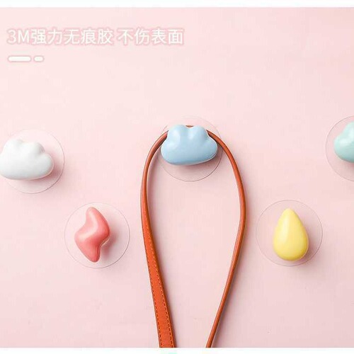Colorful Lightning Cloud Ceramic Handle Children's Cabinet Wardrobe Door Handle Cute Drawer Handle Single Hole Cabinet Handle
