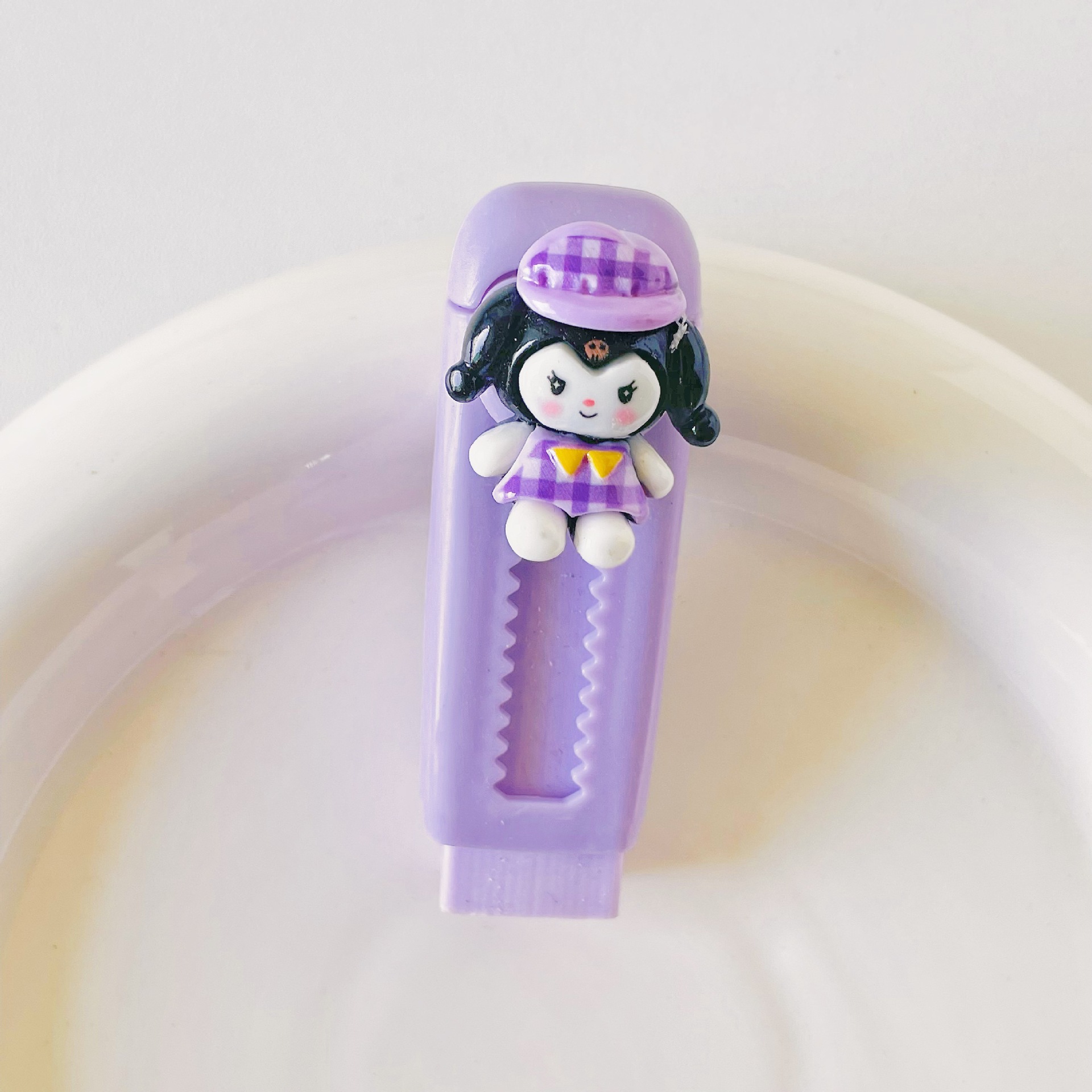 3#체크무늬 소악마(보라색)