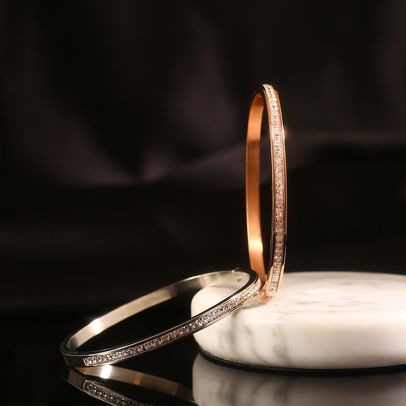 14g Weight Solid Color Titanium Steel Basic Titanium Steel Bangle