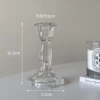Высокий шестисторонний подсвечник