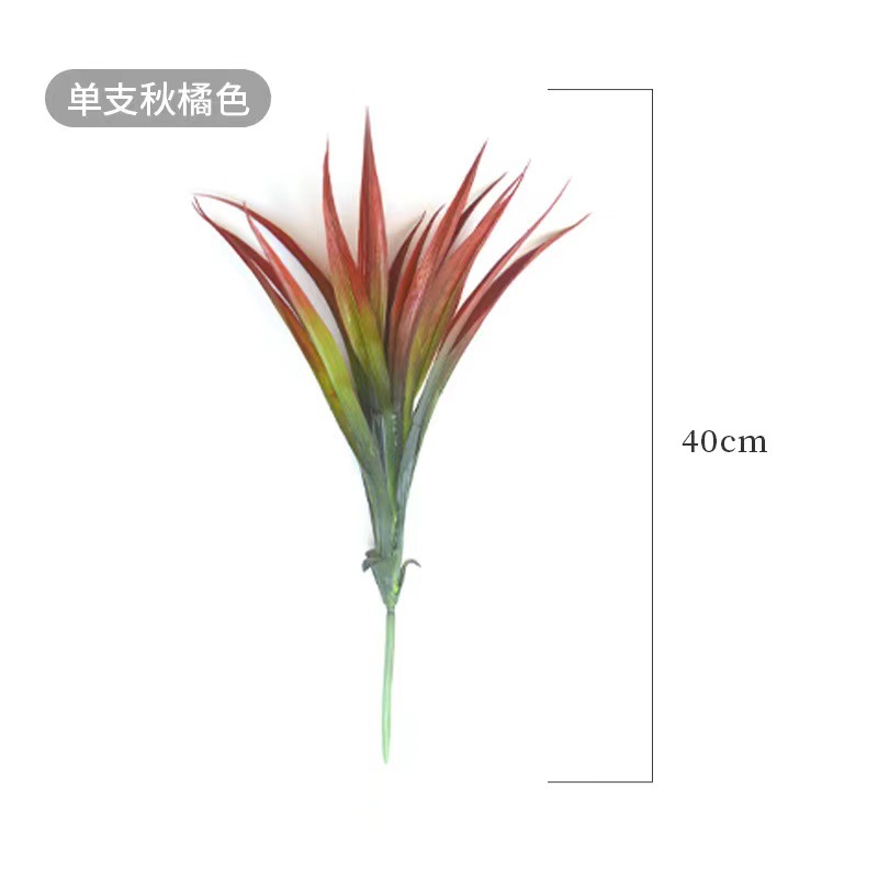 가을 오렌지 글라디올러스 잎